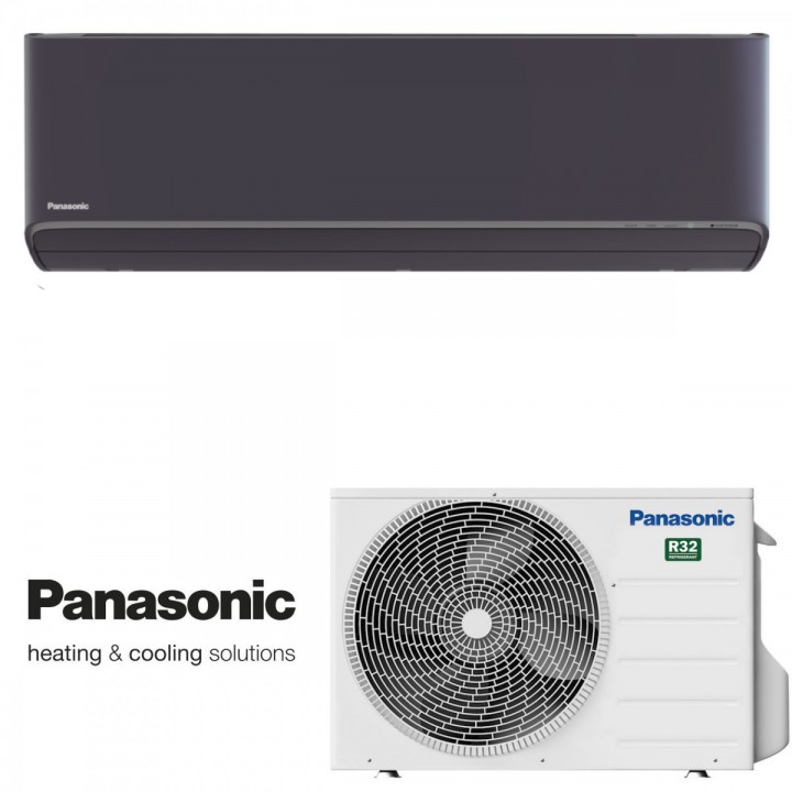 Klimatyzator ścienny Panasonic ETHEREA GRAFIT 2.5 kW z montażem do 4mb